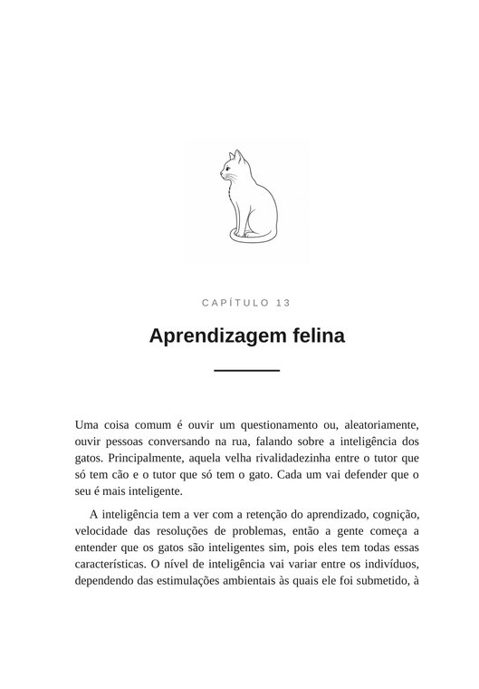 Abertura do capítulo felino